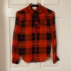 Kate Spade Silk Pleated Blouses